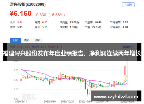 福建浔兴股份发布年度业绩报告，净利润连续两年增长